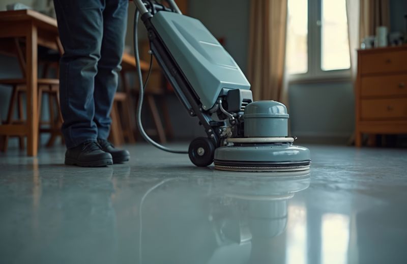 Basement Concrete Polishing